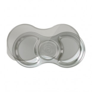 Grosmimi Stainless Baby Food Tray 3 Compartment with Lid